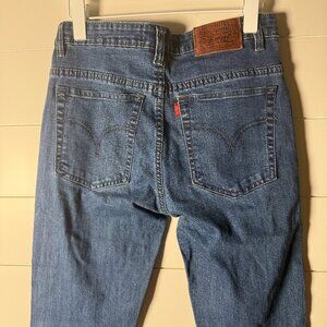 Levi's Jeans 30/34 Medium Wash Tapered Leg Leather Tag